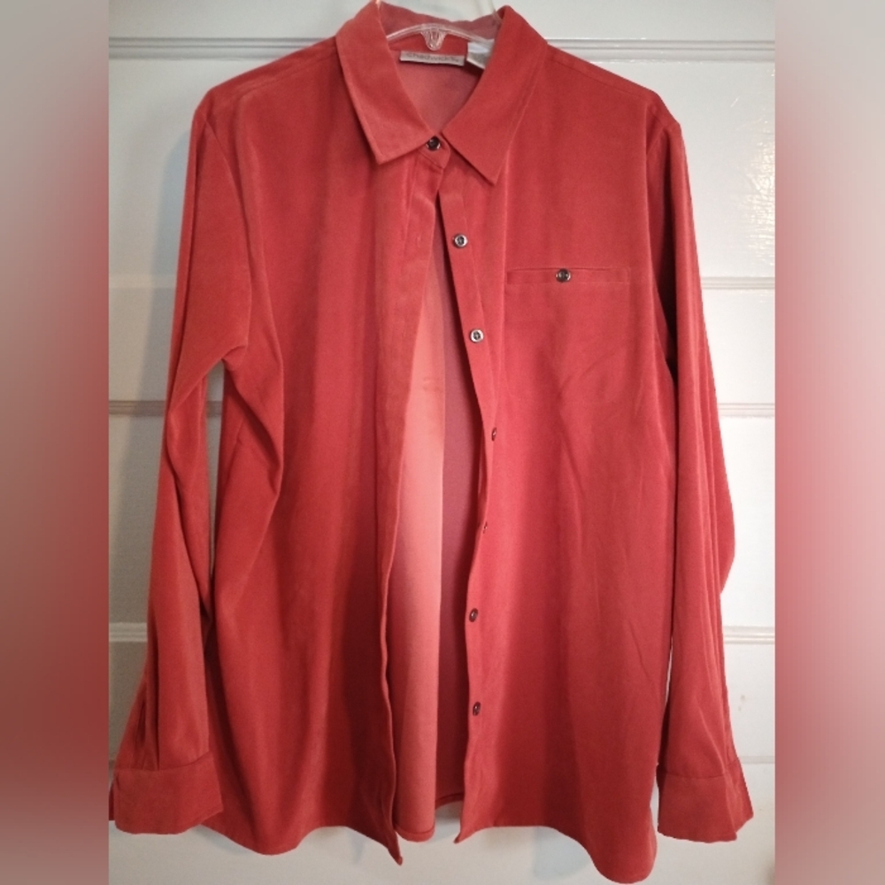 Chadwick's 14 women's long sleeve button down shirt